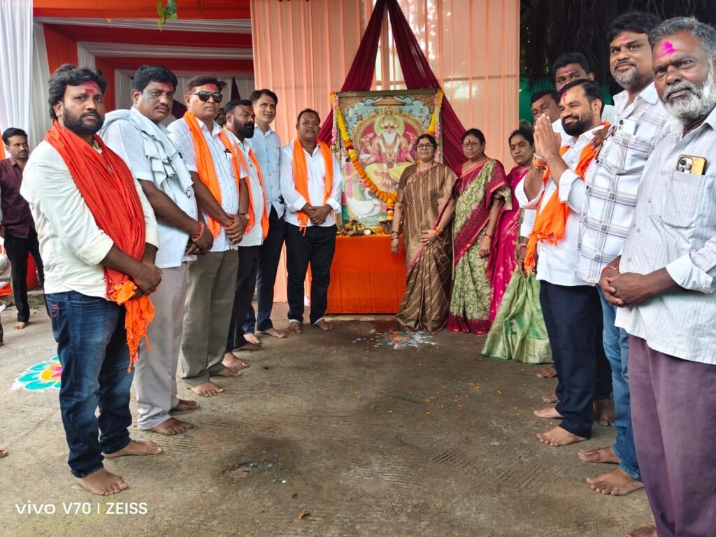 सृष्टीचे शिल्पकार भगवान विश्वकर्माचे पूजन व जयंती उत्साहात साजरी