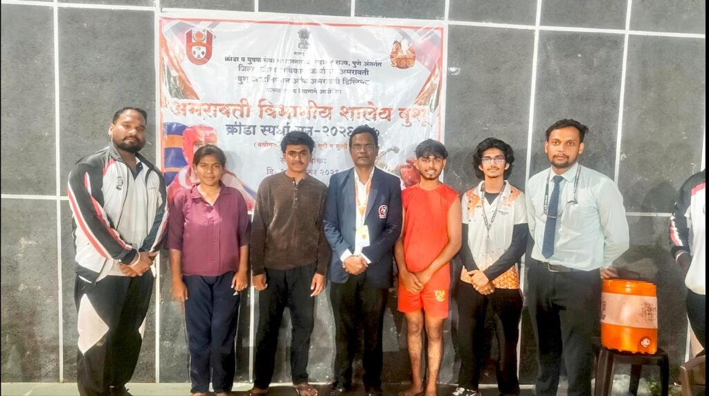 शालेय वुशू स्पर्धेत जिजाऊ ज्ञान मंदिर पळसखेड भट चे ३ विद्यार्थी राज्यस्तरावर…