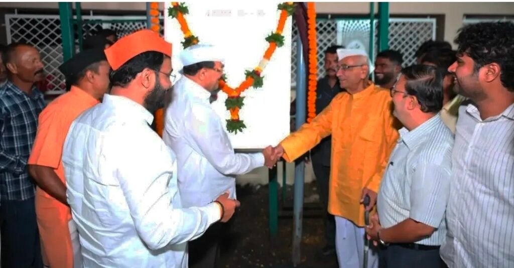 संगमनेर येथील दशक्रिया विधी घाटाचे लोकार्पण…